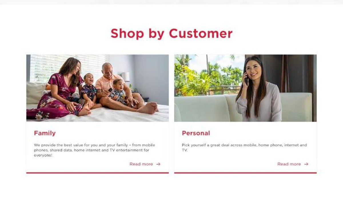 DOCOMO Pacific website — homepage view